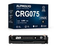 CRG075 High Yield Toner Cartridge Replacement for CRG075HK/C/M/Y, Compatible with Canon Color imageCLASS LBP646Cdw/LB647Cdw/MF662CdW,with Chip