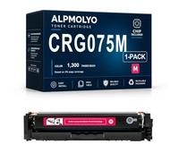 CRG075 High Yield Toner Cartridge Replacement for CRG075K/C/M/Y, Compatible with Canon Color imageCLASS LBP646Cdw/LB647Cdw/MF662Cdw,with Chip