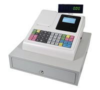 CRG100 Cash Register Till. Ideal for Retail or Hospitality. Simple to Setup and Operate. Extensive Features Such as Cashiers, permissions, tabs/Tables, VAT, Receipt Header. (White, Standard Drawer)