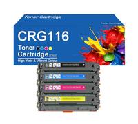 CRG116 Color Toner Cartridges Replacement for Canon iC MF8000C series MF8200C MF620C Series Printer, Easy to Install and Use,CRG116-4Color