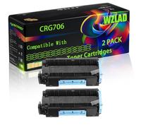 CRG706 Compatible for Canon Toner Cartridges with Chip Laserbase MF 6500 Series MF 6530 MF 6540 pl MF 6550 MF 6560 pl MF 6580 pl Smartbase MF Printers (2-Pack Black)