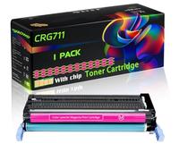 CRG711 Compatible for Canon Toner Cartridge with Chip i-SENSYS MF9220 MF9280 MF9280cdn LaserShot LBP-5300 Printers (1 Pack Magenta)
