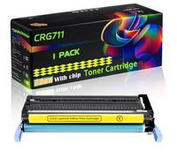 CRG711 Compatible for Canon Toner Cartridge with Chip i-SENSYS MF9220 MF9280 MF9280cdn LaserShot LBP-5300 Printers (1 Pack Yellow)