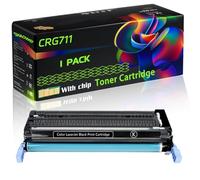 CRG711 Compatible for Canon Toner Cartridge with Chip imageCLASS MF9170C LBP-5300 LBP-5360 MF9130 MF9170 Printers (1 Pack Black)
