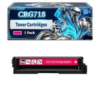 CRG718 Toner Cartridges Compatible for Canon i-SENSYS LBP-7200C MF-724cdw MF-8360cdn LBP-7200cdn MF-728cdw MF-8380cdw LBP-7210CDN MF-8330cdn MF-8540CDN LBP-7660cdn Printers (1 Pack Magenta)