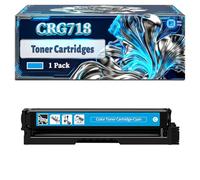 CRG718 Toner Cartridges Compatible for Canon i-SENSYS LBP-7200C MF-724cdw MF-8360cdn LBP-7200cdn MF-728cdw MF-8380cdw LBP-7210CDN MF-8330cdn MF-8540CDN LBP-7660cdn Printers (1 Pack Cyan)