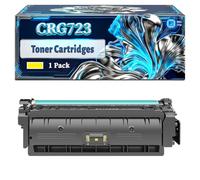 CRG723 Toner Cartridges Compatible for Canon I-Sensys LBP-7750CDN Printers, With Chip Large Capacity 5000 Pages (1 Pack Yellow)