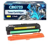 CRG723 Toner Cartridges Compatible for Canon i-SENSYS LBP-7750cdn Printers, With Chip Large Capacity 25000 Pages (1 Pack Yellow)