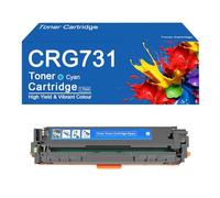 CRG731 4 Color Toner Cartridges Replacement for Canon I-SENSYS LBP7100Cn LBP7110Cw MF628Cw MF8230Cn Printer with Chip,CRG731-C