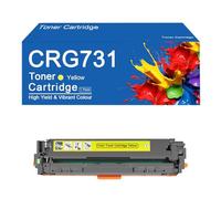 CRG731 4 Color Toner Cartridges Replacement for Canon I-SENSYS LBP7100Cn LBP7110Cw MF628Cw MF8230Cn Printer with Chip,CRG731-Y