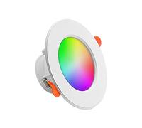 CRGANGZY 10W LED Bluetooth Smart Downlights for Ceiling,16 Millio Colours Changing Smart Spotlights, Alexa App Recessed Ceiling Lights for Living Room Bathroom Bedroom Study