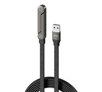 CRGANGZY 2-in-1 Invisible Phone Charger Stand, 65w Braided Fast Charging Stand Data Cable with Type C Multi-Angle Adjustable, Sideways Phone Charger for Smartphones Tablets Laptops and Gaming Devices