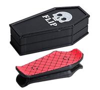 CRGANGZY 3D Printed Finger Skateboards, Mini Fingerboard Finger Toy with Storage Box, Portable Tiny Fingers Coards Skateboards for Son Daughter Family Friends Men Teens Husband