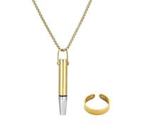 CRGANGZY Anxiety Breathing Necklace Relief Stress Flavoured Air Breathlace Filter Go Breathing Necklace Natural Stone Natural Essential Oil Breath Round Tube Built for Women Men Meditation