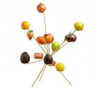 CRGANGZY Exploding Fruit Bowl, 360° Floating Metal Fruit Stand for Kitchen Dining Table Centerpiece Decor, Fireworks Fruits Rack on The Dinner Table Art Ventilation Keeps