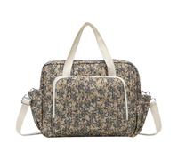 CRGANGZY Floral Maternity Bag Large Capacity Toiletry Luggage Bag for Women (Orange) (style2)