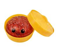 CRGANGZY Glitter Squishies Dumpling Toy, Mystery Dumplings Squishys with Foods Steamer, Bao Bun Squishies Squeeze Dough Ball Birthday Party Favors Gifts for Kids and Adults