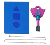 CRGANGZY Hide and Seek Keyhole Pendant 3D Printed 2025 Korean Folk Traditional Game Necklace Squid Necklace Keychain Merch for Season 3 Squid TV Fans