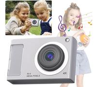 CRGANGZY Mini CCD Camera HD 1080P 48MP 4X Zoom Compact Small Digital Camera Dual Lens Digital Point and Camera Support 32GB Card for Boys Girls Teenagers Gift