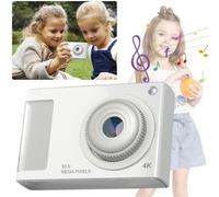 CRGANGZY Mini CCD Camera HD 1080P 48MP 4X Zoom Compact Small Digital Camera Dual Lens Digital Point and Camera Support 32GB Card for Boys Girls Teenagers Gift