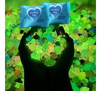 CRGANGZY Mini Glow In The Dark Animal Resin Models, Mystery Blind Bag Random Resin Figures, Luminous Mini Resins Animals for Party Favors Bag Fillers Surprise Gifts for DIY Crafts