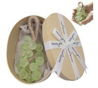 CRGANGZY Personalized Original Handmade Crystal Grape Soap With Gift Box for Bathing Facial Cleansing, Crystal Grape Gentle Cleansing Soap for Bath Cleanser Pendant And Shower Body