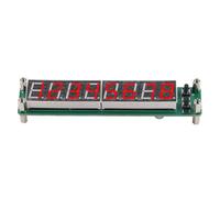 CRGANGZY PLJ-8LED-R RF Signal Frequency Counter 0.1MHZ-2.4GHz Digital Cymometer Meter Tester LED Display 8-Bit Display DC 8V-15V (Red)