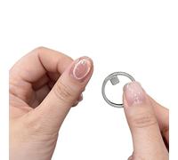 CRGANGZY Ring Magnet for Nails, Multi-functional 2-in-1 Wide Beam Hollow Ring Cat Eye Magnet, Portable Circular Cat Eye Nails Tool for Home DIY Beginners Nails Artists