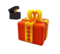 CRGANGZY The Prank Box - Hilarious Screw Challenge with Middle Finger Surprise, Annoying Present Box, 3D Printed Annoying Gift Boxes Ornaments with Screw for Pranks and Mischief Christmas