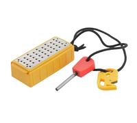 CRGANGZY Tinder Maker with Fire Starter Tinder Maker Tool Lightweight Stainless Steel Grater Portable Outdoor Survival Tool for Outdoor Use