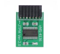 CRGANGZY TPM 2.0 Module 12/14/18/20PIN Encryption Board Remote Card Encryption Module Remote Card Replacement for ASUS ASRock MSI ASRock GIGABYTE LPC (MSI LPC-14PIN)