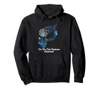 Cri Du Chat Syndrome Awareness Flower Cri Du Chat Syndrome Pullover Hoodie