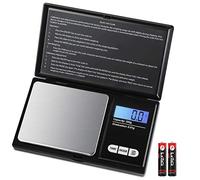 Criacr Digital Pocket Scale, 200g Precision Mini Jewelry Scales, Portable Digital Scales with LCD Backlit Display, Tare Function, 0.01g Precise, for Gold, Jewellery, Food, Coffee, Herbs