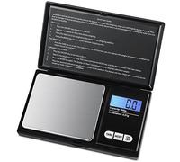 Criacr Digital Pocket Scale, 500g Precision Mini Jewelry Scales, Portable Digital Small Scales with LCD Backlit Display, 0.01g Precise, 6 units Convertible, for Gold, Food, Coffee (Battery Included)