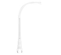 Crib Arm for Mobile - Crib Mobile Holder, Baby Bed Bell Stand | Rotating Bell Toy Arm, Crib Attachment Holder for Night Game, Easy Clip Mount White Mobile Arm for Nursery Cradle -