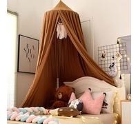 Crib Canopy For Babies And Children Crib Tent Dome Mosquito Net Curtains Solid Colour Princess Crib Tent Changing Room Tent Bedroom Decoration(Size:65cm * 250cm * 400cm,Color:N)