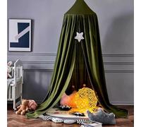 Crib Canopy For Babies And Children Crib Tent Dome Mosquito Net Curtains Solid Colour Princess Crib Tent Changing Room Tent Bedroom Decoration(Size:65cm * 250cm * 400cm,Color:R)