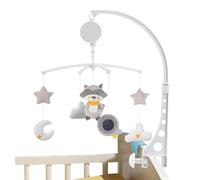 Crib Mobile - 18 Inch Music Hanger, Animal Wind Chime, Nursery for Bassinet, Toy in Playroom Pram at Home, Gentle Sounds During Soothing Sleep