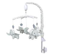 Crib Mobile - 73x33cm | Plush Elephant Musical Crib Mobile | Soft Toy | Bedtime Nursery Rotator |, Hanging Sensory For Girls, Boys, Room, Playtime, Sleep, And Relaxati
