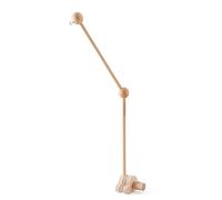 Crib Mobile Arm, Cot Mobile Arm 27.17inch Wooden Cloud Design Detachable Baby Hanger Height Adjustable Cute Crib for Bed Bell Wind Chimes, Baby Hanger