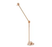 Crib Mobile Arm Cot Mobile Arm 27.17inch Wooden Cloud Design Detachable Baby Hanger Height Adjustable Cute Crib for Bed Bell Wind Chimes