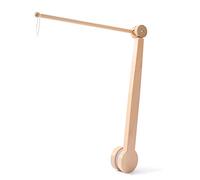 Crib Mobile Arm - HBM Wooden Mobile Arm for Crib 19-37 Inch Adjustable Baby Mobile Hanger Beech Wood Mobile Crib Arm Attachment,Anti Slip for Sturdy Crib Mobile Hanger for Crib