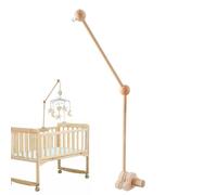 Crib Mobile Arm Wood Ornament Toys Support | Adjustable Height Detachable Mobile Hanger for Young Children Boys Girls Home Bedroom Travel Stroller Kindergarten