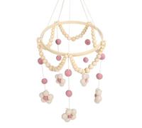 Crib Mobile, Bed Ornament, Hangable Bell, Wind Chime, Overhead Decor, Lightweight And Easy To Install, For Modern Nurseries Bedrooms Or Gifting To New Parents Child Bedroom Use, 23.62 x 7.68 Inches