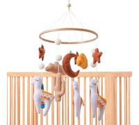 Crib Mobile Boys Cute Portable Rotating Adjustable Sheep Shape