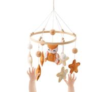 Crib Mobile for Boys Soothing Sleep Aid Attachment Stars and Bird Design