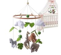 Crib Mobile for Boys Soothing Visual Stimulating Ornament