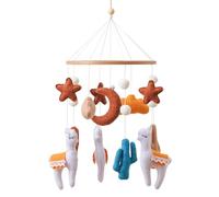 Crib Mobile for Girls Adjustable Portable Sheep Shape Rotating Toy