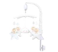 Crib Mobile Girls - Plush Toy Spinner, Wind-up Music Box | Rotating Animal Mobile Decor, Nursery Hanging Ornaments, Cradle Entertainment, Baby Soothing Sleep Aid