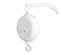 Crib Mobile Motor - Bedding Musical Bell with Built-in 35 Songs, Melodies Battery-Operated, Portable with Rotating Hook Rotary Baby Crib Bed Toy for Cots Decoration